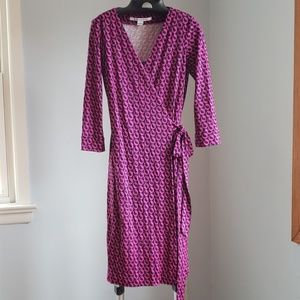 Diane Von Furstenberg Silk-Jersey Wrap Dress